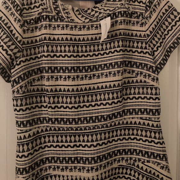 NWT Banana Republic Geometric Print Tweed Dress - Picture 4 of 6